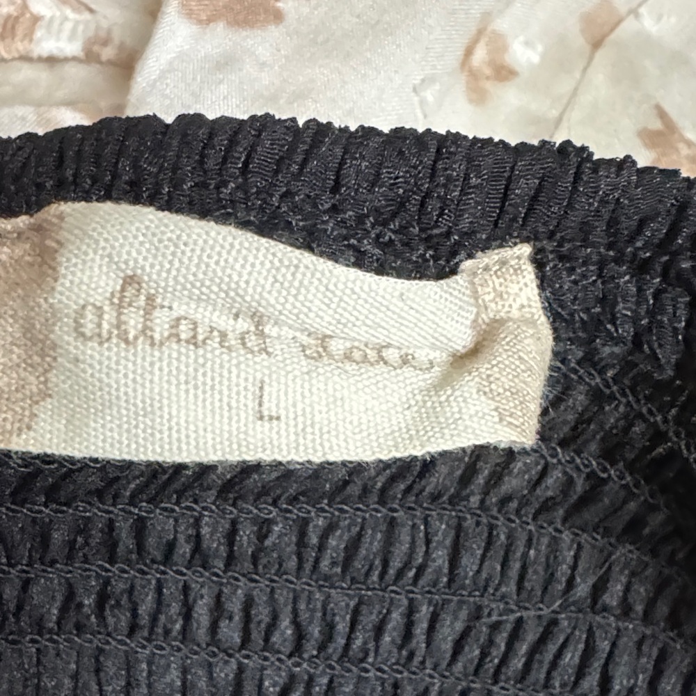 Altar'd State Black Ruffled Blouse - Picture 3 of 3